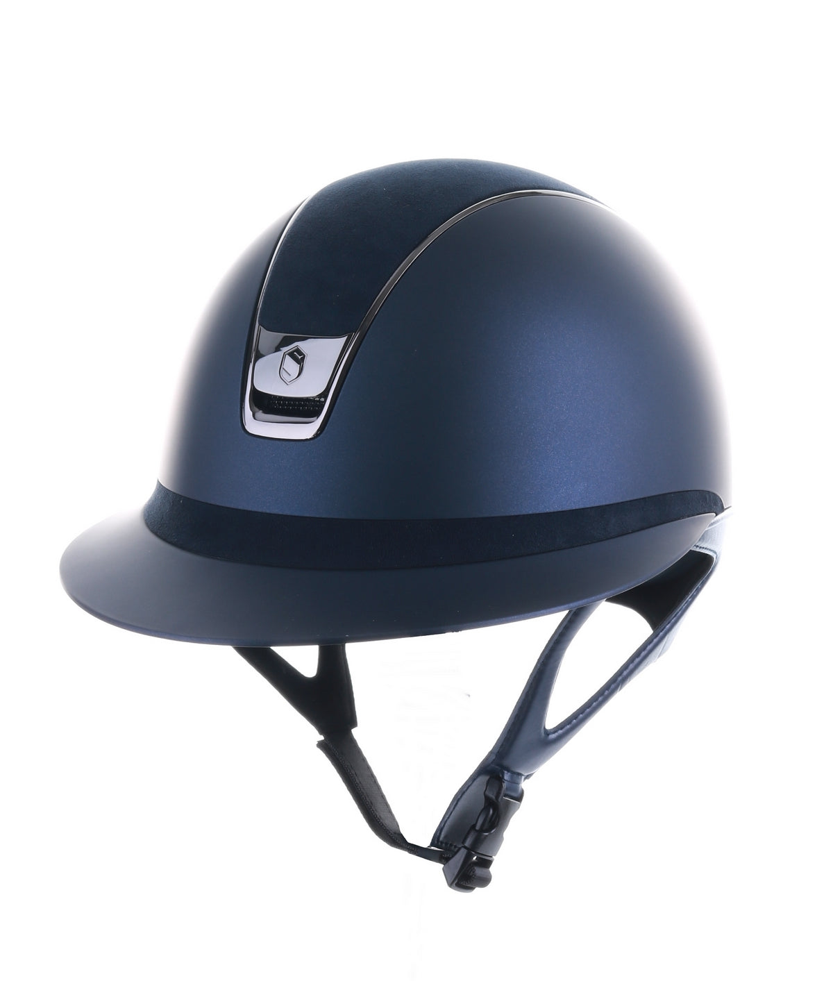 Samshield 2.0 Paardrijhelm Miss Shield Alcantara Chrome Black Navy