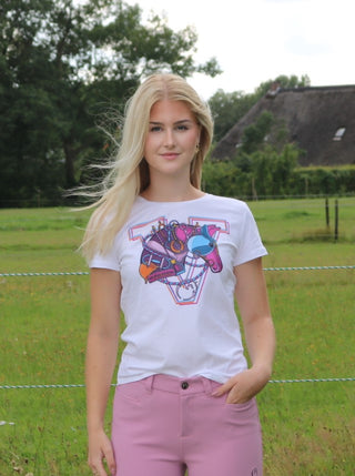 Vestrum t-shirt korte mouwen dames Mauritius Wit