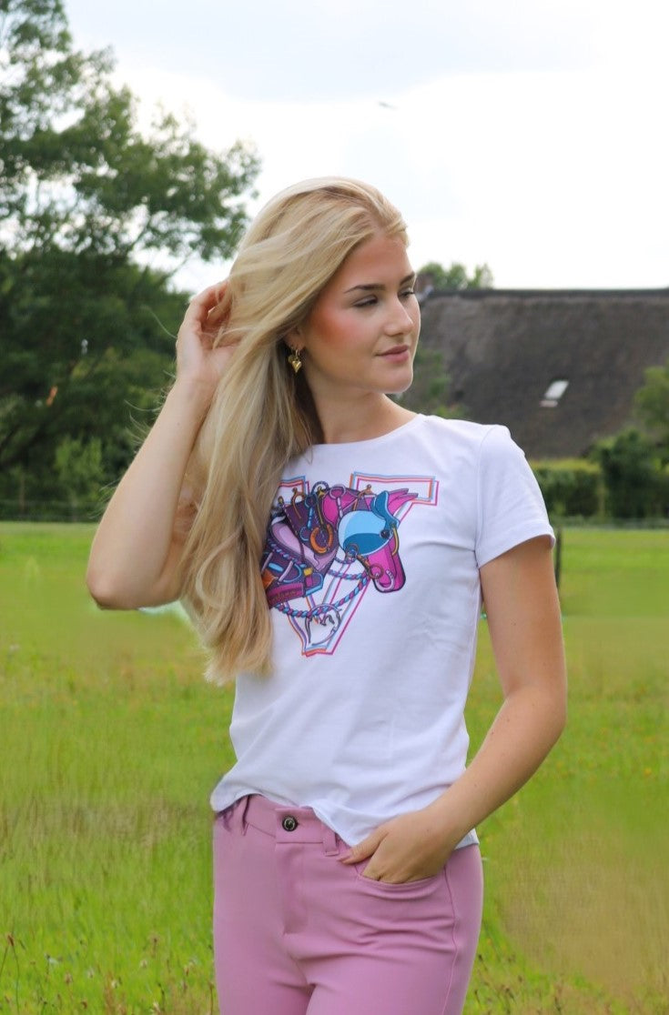 Vestrum t-shirt korte mouwen dames Mauritius Wit