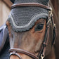 Kentucky Horsewear vliegenmuts Wellington Stone & Pearl Soundless Grijs full
