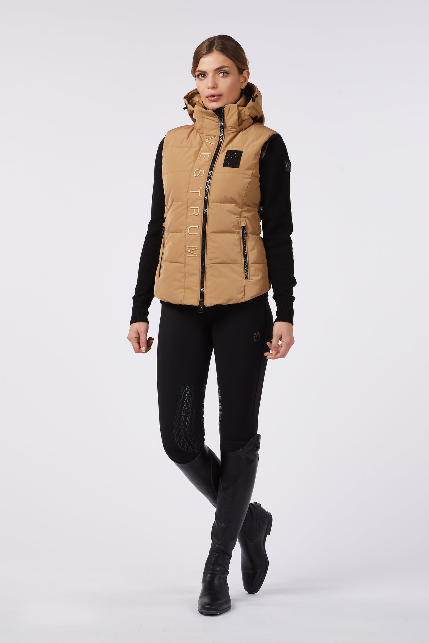 Vestrum padded vest dames Chiba Zwart