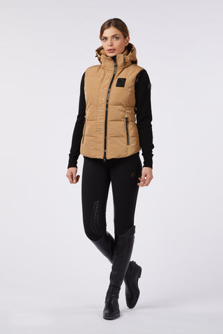 Vestrum padded vest dames Chiba Biscuit