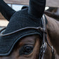 Kentucky Horsewear Vliegenmuts Wellington Glitter rand Soundless Zwart
