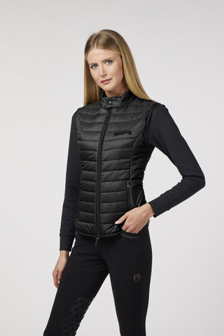 Vestrum padded vest dames Cattolica Zwart