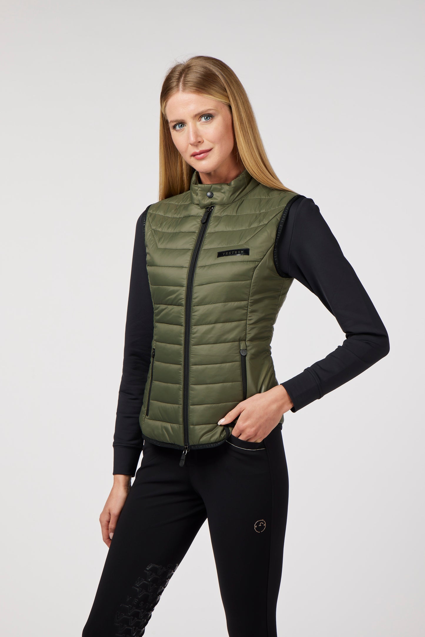 Vestrum padded vest dames Cattolica Ivy Green