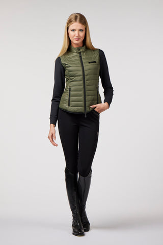 Vestrum padded vest dames Cattolica Ivy Green