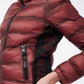 Vestrum padded jas dames Pusan Dark Mauve