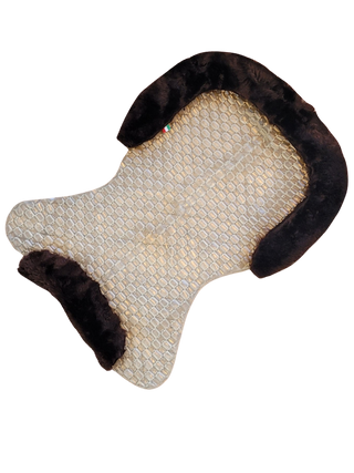 Acavallo Respira Air Release Gelpad met Eco Wool bruin