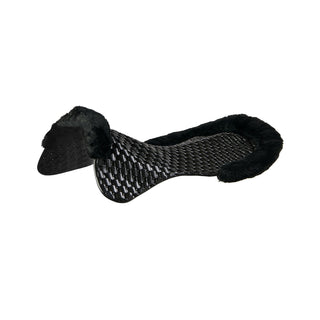 Acavallo Respira Air Release Gelpad met Eco Wool zwart