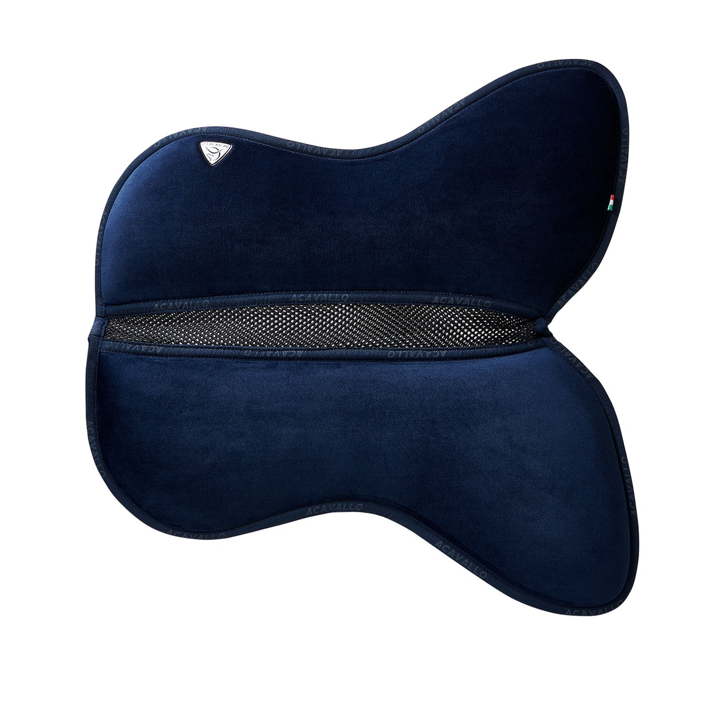 Acavallo memory foam zadelonderlegger Louvre navy