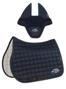 Equiline Set Zadeldek en vliegenmuts Eqflaggy Navy Pony