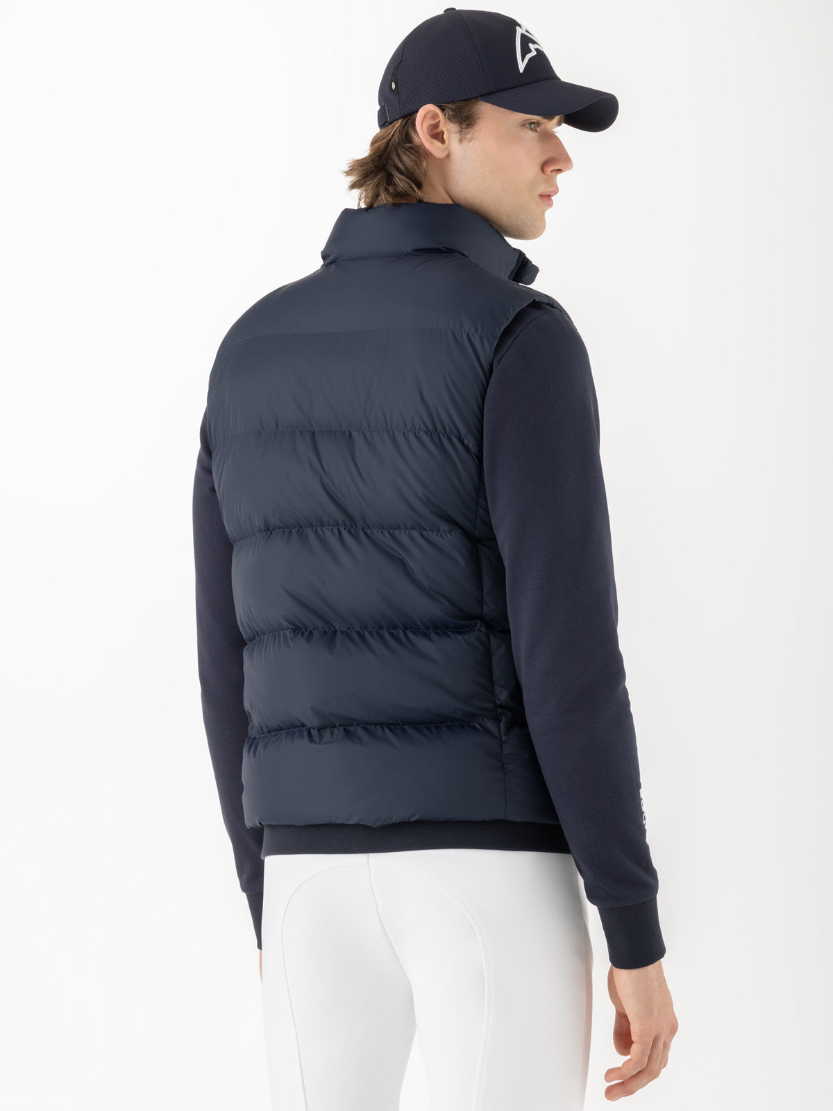 Equiline gewatteerde bodywarmer Heren Eqcortek Navy