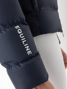 Equiline gewatteerde jas Heren Eqratek Navy