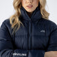 Equiline Veste Matelassée Femme Eqesatek Navy