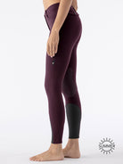 Equiline rijbroek dames knie grip Atirk Summer Plum
