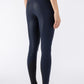 Equiline rijbroek dames full grip hoge band Crystalef Navy
