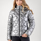 Equiline Gewatteerde Jas Dames Gasic Argento