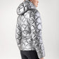 Equiline Gewatteerde Jas Dames Gasic Argento