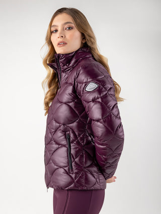 Equiline Gewatteerde Jas Dames Gasic Amaranto