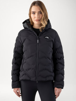 Equiline Gewatteerde Jas Dames Casic Zwart