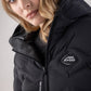 Equiline Gewatteerde Jas Dames Casic Zwart