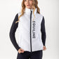 Equiline Gewatteerde Bodywarmer Dames Cilet Wit