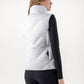 Equiline Gewatteerde Bodywarmer Dames Cilet Wit