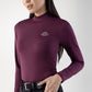 Equiline Trainingsshirt second skin dames Geco Amaranto