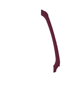 Flex-On Removable Arm set Iron S Stijgbeugels Plum