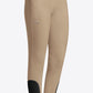 RG rijbroek knie grip dames met hoge band klepzakjes beige