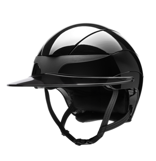 Equiline Paardrijhelm Xanto Sun Visor Gloss Zwart