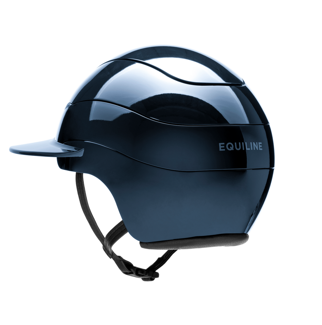 Equiline Paardrijhelm Xanto Sun Visor Gloss Navy