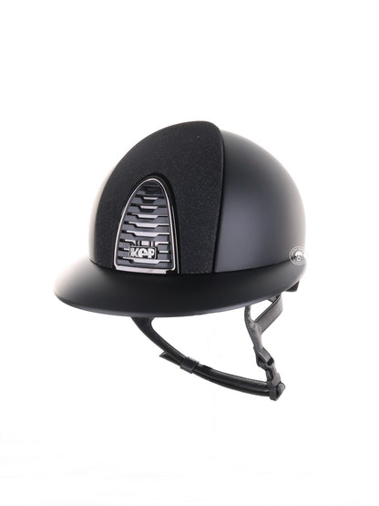 Kep Italia Paardrijhelm Cromo 2.0 Matt Polo Klep Zwart Mirror Black Frame Galassia Insert Zwart