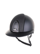 Kep Italia Paardrijhelm Cromo 2.0 Matt Polo Klep Zwart Mirror Black Frame Star Insert Zwart