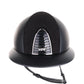 Kep Italia Paardrijhelm Cromo 2.0 Matt Polo Klep Zwart Mirror Black Frame Suede Insert