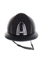 Kep Italia Paardrijhelm Cromo 2.0 Matt Polo Klep Zwart Mirror Black Frame Suede Insert