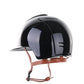 Casque Kep Italia Cromo 2.0 Polish Polo Noir Beige Jugulaire