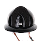 Kep Italia Paardrijhelm Cromo 2.0 Polish Polo Klep Zwart Suede Insert Beige Kinband