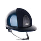 Kep Italia Paardrijhelm Cromo 2.0 Shine Polo Klep Blauw RAW Frame Suede insert