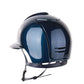 Kep Italia Paardrijhelm Cromo 2.0 Shine Polo Klep Blauw RAW Frame Suede insert