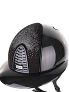 Kep Italia Paardrijhelm Cromo 2.0 Shine Polo Klep Zwart RAW Frame Shaded Silver insert