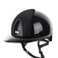 Kep Italia Paardrijhelm Cromo 2.0 Polish Polo Klep Zwart Galassia Insert Swarovski Frame