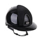 Kep Italia Paardrijhelm Cromo 2.0 Polish Polo Klep Zwart Galassia Insert Swarovski Frame