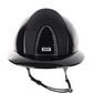 Kep Italia Paardrijhelm Cromo 2.0 Polish Polo Klep Zwart Galassia Insert Swarovski Frame