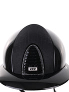 Kep Italia Paardrijhelm Cromo 2.0 Polish Polo Klep Zwart Galassia Insert Swarovski Frame