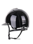 Kep Italia Paardrijhelm Cromo 2.0 Polish Polo Klep Zwart Mirror Insert Swarovski Frame
