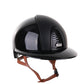 Kep Italia Paardrijhelm Cromo 2.0 Polish Polo Klep Zwart Textile Inserts Beige Kinband