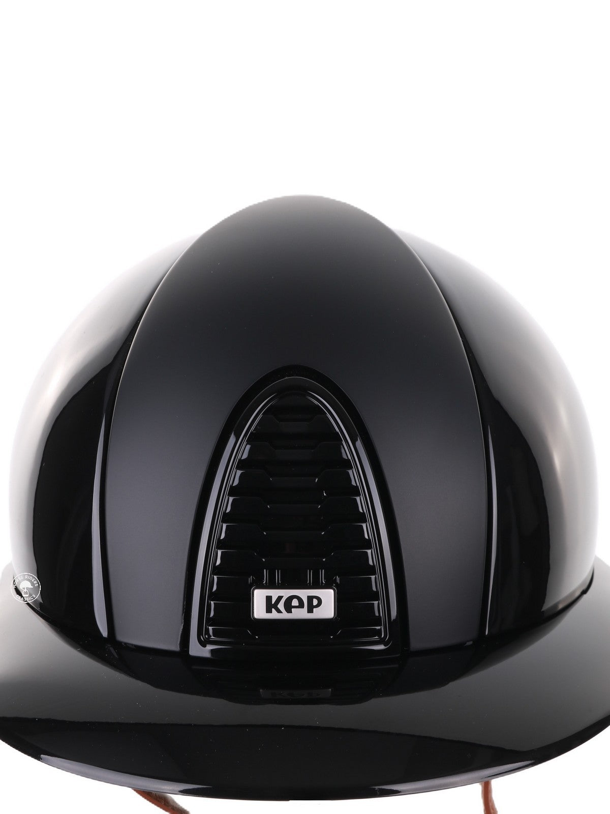 Kep Italia Paardrijhelm Cromo 2.0 Polish Polo Klep Zwart Textile Inserts Beige Kinband