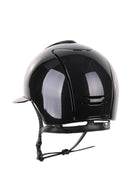 Kep Italia Paardrijhelm Cromo 2.0 Shine Polo Klep Zwart Chrome Frame
