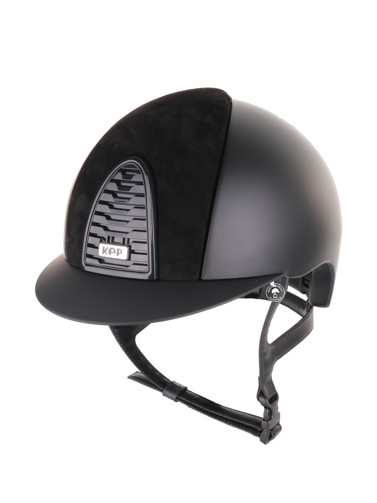 Kep Italia Paardrijhelm Cromo 2.0 Matt Zwart Suede Insert Zwart
